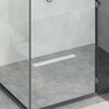 vidaXL Duschablauf 2-in-1 mit 360&deg; Siphon Silber 54 x 11 x 9,5 cm