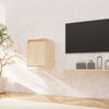 vidaXL Wandschrank 30x30x40 cm Massivholz Kiefer
