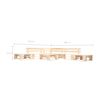 vidaXL 6-tlg. Paletten-Lounge-Set Holz Natur