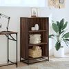 vidaXL B&uuml;cherregal Braun Eichen-Optik 60x35x107,5 cm Holzwerkstoff