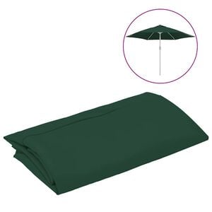 vidaXL Ersatzbezug f&uuml;r Sonnenschirm Gr&uuml;n 300 cm