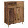 vidaXL Highboard Wandmontiert Altholz 69,5 x 34 x 180 cm Holzwerkstoff