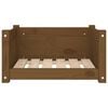 vidaXL Hundebett Honigbraun 55,5x45,5x28 cm Massivholz Kiefer