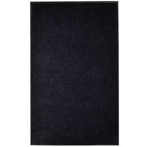vidaXL T&uuml;rmatte Schwarz 117x220 cm PVC