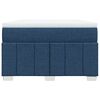 vidaXL Boxspringbett mit Matratze Blau 120x200 cm Stoff