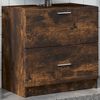 vidaXL Waschbeckenunterschrank R&auml;uchereiche 59x37x59 cm Holzwerkstoff
