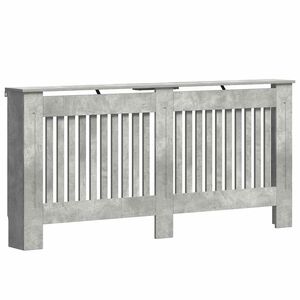 vidaXL Heizk&ouml;rperabdeckung Betongrau 172 x 19 x 81,5 cm Holzwerkstoff
