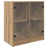 vidaXL Seitenschrank Artisan-Eiche 68 x 37 x 75,5 cm Holzwerkstoff