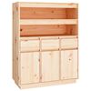 vidaXL Highboard 89x40x116,5 cm Massivholz Kiefer
