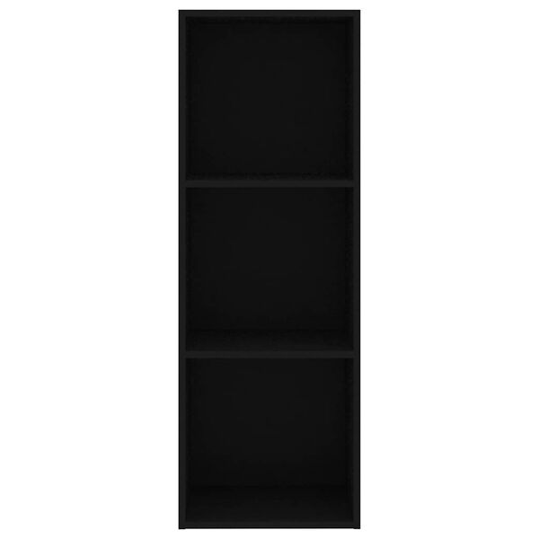 vidaXL Freistehender Stauraum Schwarz 30 x 40 x 114 cm Holzwerkstoff