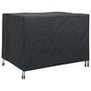 vidaXL M&ouml;belbezug Uni Schwarz 110 x 84 x 70 cm 210D Oxford Stoff