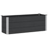 vidaXL Hochbeet Schwarz 150 x 50 x 54 cm WPC und Aluminium