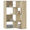vidaXL Eck-B&uuml;cherregal 4 Etagen Sonoma Eiche 85x85x140cm Holzwerkstoff