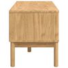 vidaXL Flurbank Wachsbraun 115 x 40 x 45 cm Massivholz Kiefer