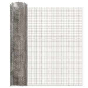 vidaXL Mesh Bildschirm 60 x 500 cm 3 Mesh Edelstahl 201 Silber