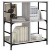 vidaXL B&uuml;cherregal Grau Sonoma 78,5x33x82 cm Holzwerkstoff