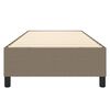 vidaXL Boxspringbettgestell Taupe 90x200 cm Stoff