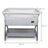 Baninni Baby Zustellbett Elia 92x55x82 cm Hellgrau