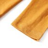 Kinder-Langarmshirt Dunkles Ocker 92