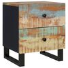 vidaXL Nachttische 2 Stk. 40x33x46 cm Altholz Massiv