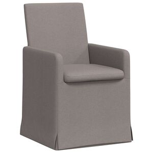 vidaXL Esszimmerst&uuml;hle 2 stk. Stoff Taupe 57 x 67 x 95 cm