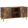 vidaXL TV-Schr&auml;nk 102 x 34,5 x 50 cm Ger&auml;ucherte Eiche Holzwerkstoff