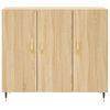 vidaXL Sideboard Sonoma-Eiche 90x34x80 cm Holzwerkstoff