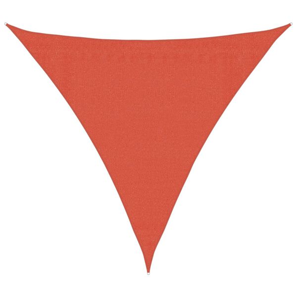 vidaXL Sonnensegel 160 g/m&sup2; Terrakottarot 3x3x3 m HDPE