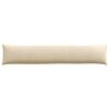 vidaXL Sofakissen 2 St&uuml;ck Creme 200 x 40 cm Stoff