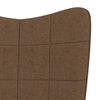 vidaXL Relaxsessel Braun Stoff