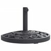 vidaXL Sonnenschirmst&auml;nder f&uuml;r &Oslash;38/48 mm Mast 9 kg Halbrund