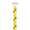 vidaXL Bootsseil Gelb 14 mm 25 m Polypropylen