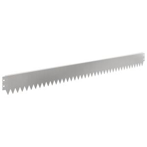 vidaXL Rasenkante 10 stk. 103 x 10 cm Stahl Silber