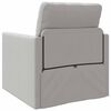 vidaXL Schlafsofa 60cm Wolkengrau Stoff