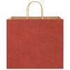 vidaXL Papiertragetaschen 250 Stk. mit Henkeln Rot 32x22x28 cm