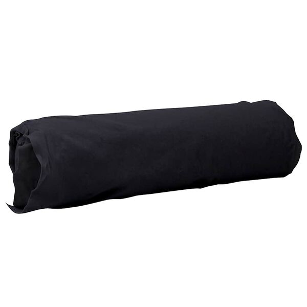 vidaXL Geotextil-Vlies Schwarz 1x10 m Polyesterfaser
