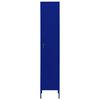vidaXL Schließfachschrank Marineblau 35x46x180 cm Stahl