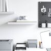vidaXL Schweberegal Eichen-Optik und Wei&szlig; 60x23,5x3,8 cm MDF