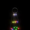 vidaXL LED-Weihnachtsbaum für Fahnenmast 200 LEDs Mehrfarbig 180 cm