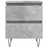 vidaXL Nachttisch Betongrau 40x35x50 cm Holzwerkstoff