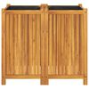 vidaXL Pflanzk&uuml;bel mit Einlage 84x42x75 cm Massivholz Akazie