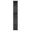 vidaXL B&uuml;cherregal Raumteiler Grau 60x24x155 cm Holzwerkstoff