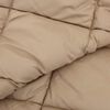 vidaXL Sommerdecke Taupe 220 x 140 cm Mikrofaser
