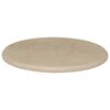 vidaXL Tischplatte Creme &Oslash;50x2,5 cm Marmor