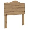 vidaXL Bettrahmen mit Kopfteil Artisan-Eiche 90 x 190 cm Holzwerkstoff