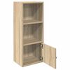 vidaXL B&uuml;cherregal Sonoma-Eiche 31x24x77 cm Holzwerkstoff