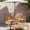 vidaXL Stuhl Braun 152 x 63 x 89 cm Massivholz Teak