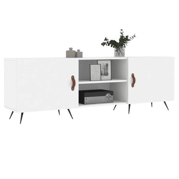 vidaXL TV-Schrank Weiß 150x30x50 cm Holzwerkstoff
