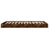 vidaXL Bettgestell ohne Matratze R&auml;uchereiche 100x200 cm Holzwerkstoff