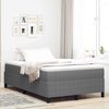 vidaXL Bettgestell Hellgrau 120 x 190 cm Cordstoff